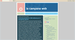 Desktop Screenshot of lacampanaweb.blogspot.com