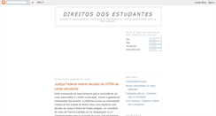 Desktop Screenshot of direitosdosestudantes.blogspot.com