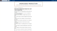 Desktop Screenshot of collectiveknowledgeproduction.blogspot.com