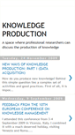Mobile Screenshot of collectiveknowledgeproduction.blogspot.com