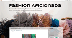 Desktop Screenshot of fashionaficionada.blogspot.com