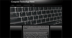 Desktop Screenshot of computertechnologynews01.blogspot.com
