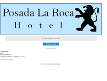 Tablet Screenshot of hotelposadalaroca.blogspot.com