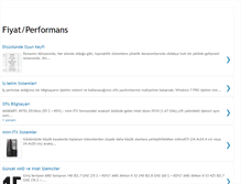 Tablet Screenshot of fiyatperformans.blogspot.com