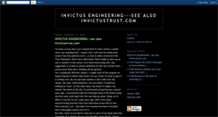 Desktop Screenshot of invictusengineering.blogspot.com