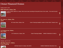 Tablet Screenshot of ownerfinancedhomes.blogspot.com