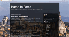 Desktop Screenshot of homeinroma.blogspot.com