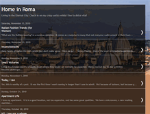 Tablet Screenshot of homeinroma.blogspot.com