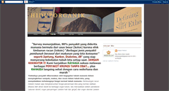 Desktop Screenshot of hiduporganik.blogspot.com