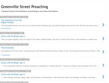 Tablet Screenshot of greenvillestreetpreaching.blogspot.com