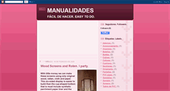 Desktop Screenshot of manualidades-vio.blogspot.com