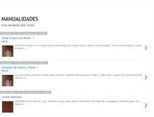 Tablet Screenshot of manualidades-vio.blogspot.com