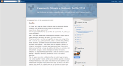 Desktop Screenshot of gustavo-silmara.blogspot.com