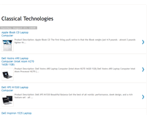 Tablet Screenshot of classicaltechnology.blogspot.com