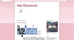 Desktop Screenshot of malelemento.blogspot.com