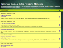 Tablet Screenshot of bibliotecaefeliciano.blogspot.com