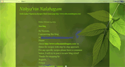 Desktop Screenshot of nithyavin-nalabagam.blogspot.com