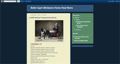 Desktop Screenshot of bellecapriminiature.blogspot.com