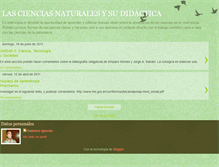 Tablet Screenshot of lascienciasnaturalesysudidacticaimei.blogspot.com