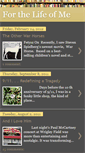 Mobile Screenshot of forthelifeofmelv.blogspot.com