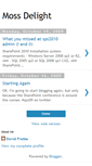 Mobile Screenshot of mossdelight.blogspot.com