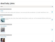Tablet Screenshot of deadbabyjokes.blogspot.com