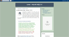 Desktop Screenshot of loran-wtyczki.blogspot.com