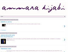 Tablet Screenshot of ammarahijabi.blogspot.com