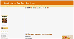 Desktop Screenshot of besthomecookedrecipes.blogspot.com