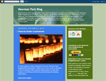 Tablet Screenshot of newmanpark.blogspot.com