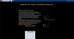 Desktop Screenshot of mediosdpagointernacionales.blogspot.com