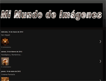 Tablet Screenshot of mimundodeimagenes.blogspot.com