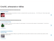Tablet Screenshot of croche-artesanato-e-ideias.blogspot.com