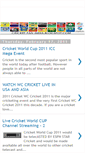 Mobile Screenshot of live-iccworldcup2011.blogspot.com