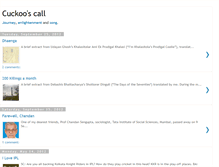 Tablet Screenshot of cuckooscall.blogspot.com