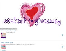 Tablet Screenshot of l0vec0ntestgiveaway.blogspot.com