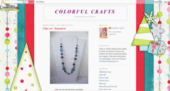 Desktop Screenshot of colorfulcrafts.blogspot.com