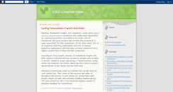 Desktop Screenshot of 1000creative.blogspot.com