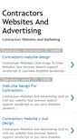 Mobile Screenshot of contractorswebsites.blogspot.com