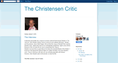 Desktop Screenshot of christensencritic.blogspot.com