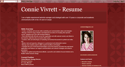 Desktop Screenshot of connievivrett.blogspot.com