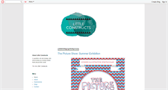 Desktop Screenshot of littleconstructs.blogspot.com