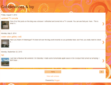 Tablet Screenshot of cobblestonesandivy.blogspot.com