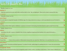 Tablet Screenshot of kellyoconnellblog.blogspot.com