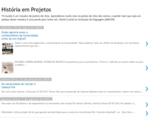 Tablet Screenshot of historiaemprojetos.blogspot.com