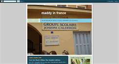 Desktop Screenshot of maddyinfrance.blogspot.com