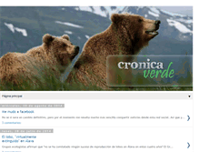 Tablet Screenshot of cronicaverde.blogspot.com