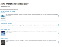 Tablet Screenshot of metamorphosisstripedgrey-templates.blogspot.com