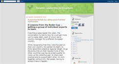 Desktop Screenshot of dynamicleadershipdevelopment.blogspot.com