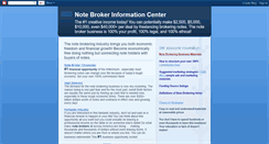 Desktop Screenshot of notebroker-infocenter.blogspot.com